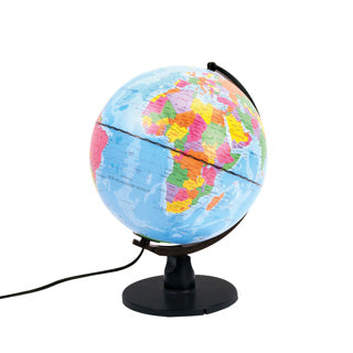 Wissenschaftsglobus mit niederländischer LED-Leuchte, 25 cm