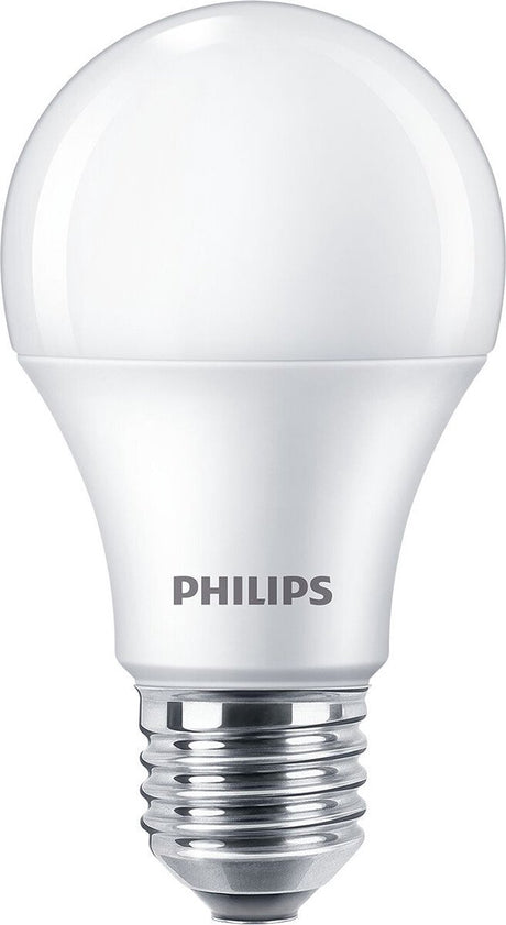 Philips LED Philips – LED-Lampe E27 – Corepro LED-Glühbirne E27 Birne matt 10 W 1055 lm – 865 klares Kaltweiß 6500 K | ersetzt 75w