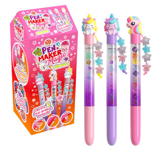 Pen maker magic - mini unicorn 3 pennen | 6 stuks