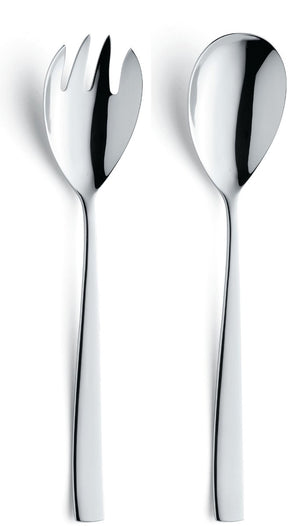 Amefa - martin - saladebestek set - 2-delig - hoogglans - hoogglans - zilverkleurig