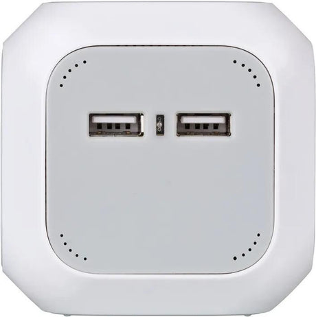 Brennenstuhl Alea-Power 2xusb-Charger + Plug 4-fach