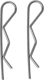 Proplus borgveer - enkel - aluminium - ø 2 mm - 6-12 mm - 2 stuks