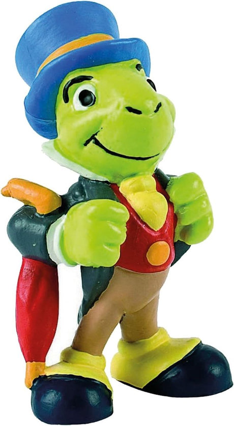 Bullyland 12397 – Disney Pinocchio Spielfigur mit Jiminy Cricket – lebensechte und detaillierte Gestaltung – ideal als Tortenfigur, Sammlerstück oder kleines Geschenk für Kinder ab 3 Jahren