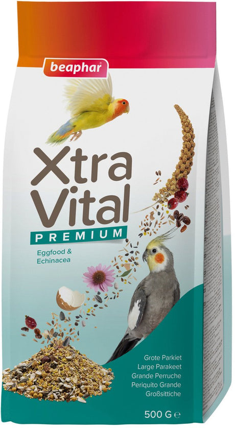 Xtravital Beaphar Großsittich – Vogelfutter – 500 g
