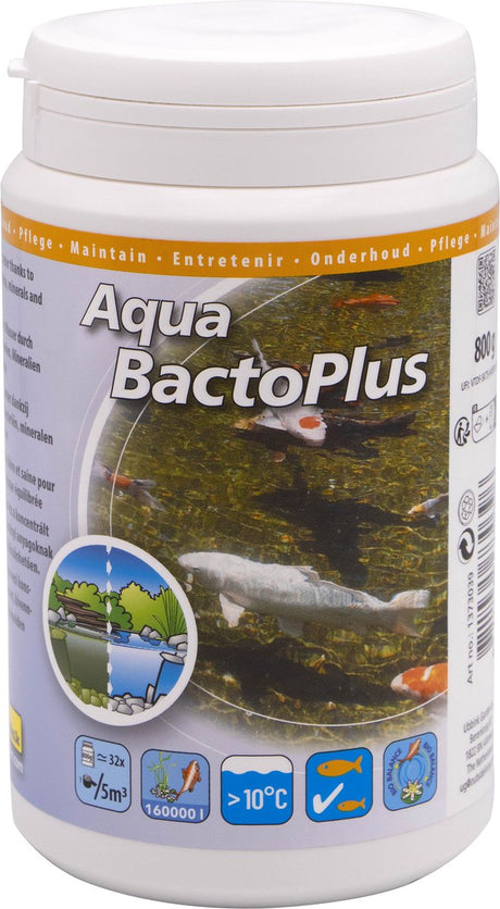 Ubbink – Teichwasseraufbereitungsmittel – Aqua Bacto Plus 800 g – Wasserpflege