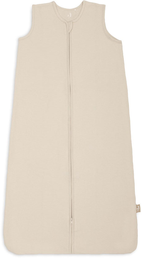 Jollein slaapzak baby mouwloos 110cm - jersey - little waffle sand