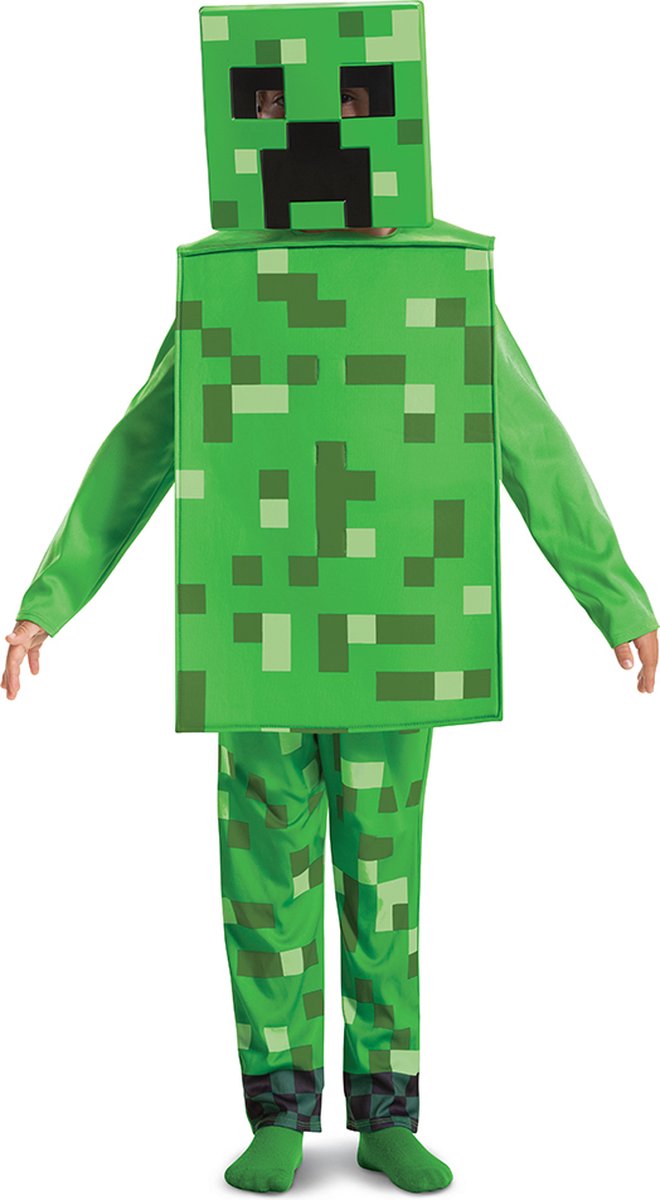 Verkleidung für Minecraft (Mojang), Creeper-Kostüm, Größe S (4–6 Jahre), Jungen