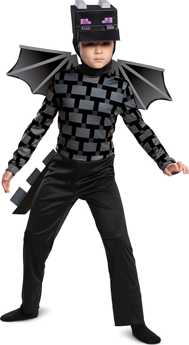 Verkleidung Jakks Pacific – Minecraft Ender Dragon Kinderkostüm – 110 128 (4–6 Jahre)