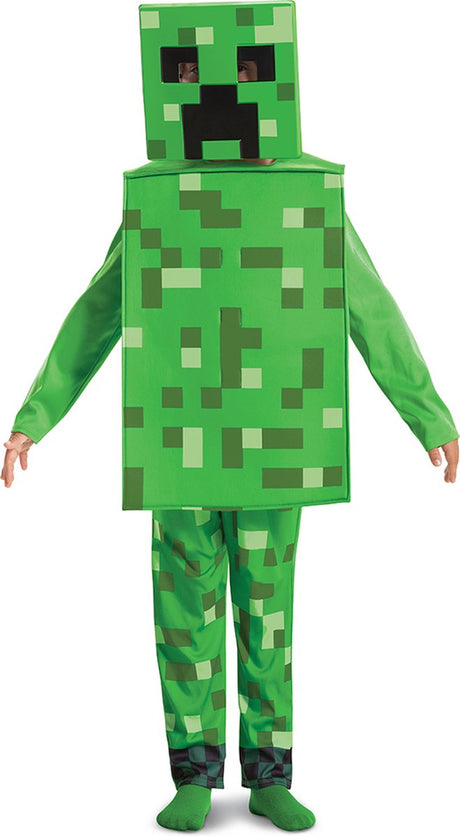 Verkleidung für Minecraft (Mojang), Creeper-Kostüm, Größe S (4–6 Jahre), Jungen