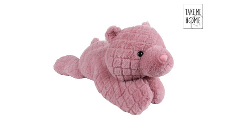 Mini Club Plüschbär liegend rosa - 70cm