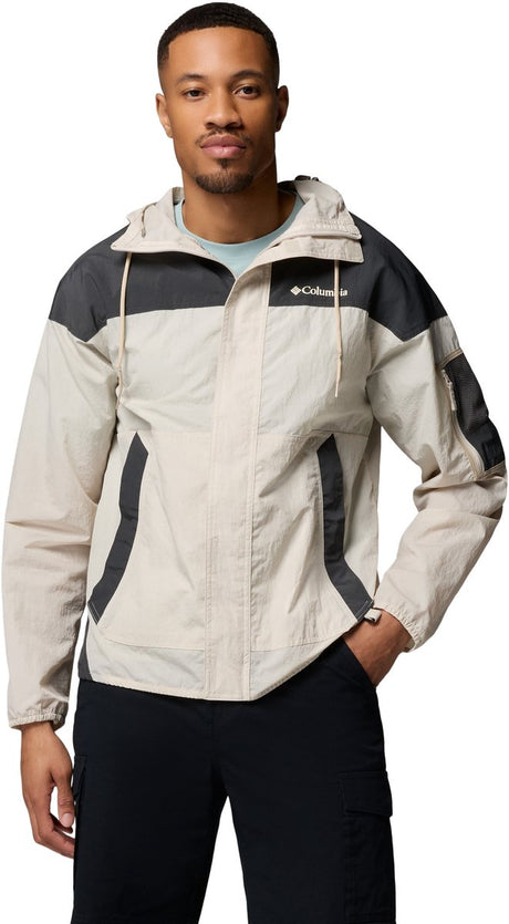 Columbia Challenger™ II Windbreaker Herren-Outdoorjacke – Dark Stone, Shark