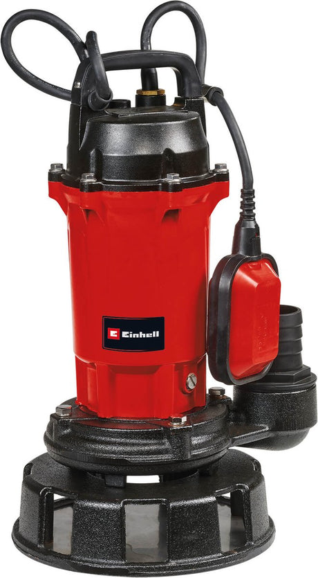 Einhell Elektro-Abwasserpumpe ge-dp 900 Cut – 900 W – 16.000 l·h – integriertes Schneidsystem zum Zerkleinern von grobem Schmutz und festen Gegenständen