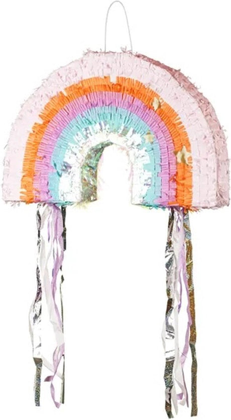 Partydeco pinata regenboog - rainbow - 50 x 33 x 10 centimeter