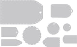 Sizzix • thinlits snijmal labels set x9