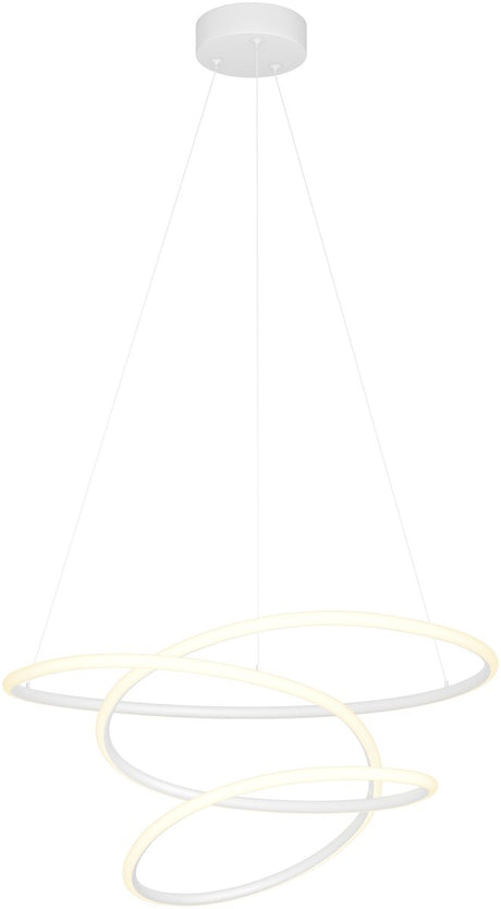 Eglo racale hanglamp - ø 58 cm - wit - instelbaar wit licht (warm, neutraal en daglicht)