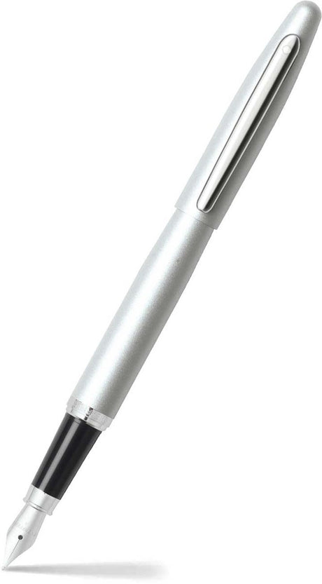 Sheaffer Füllfederhalter – VFM – Schwarz und Silber mit Chrom – Feder m