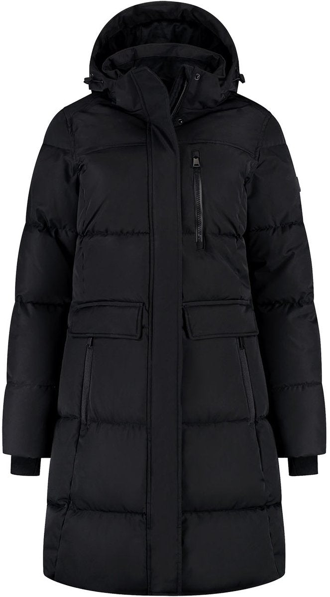 Kjelvik poppy dames outdoorjas - zwart 48