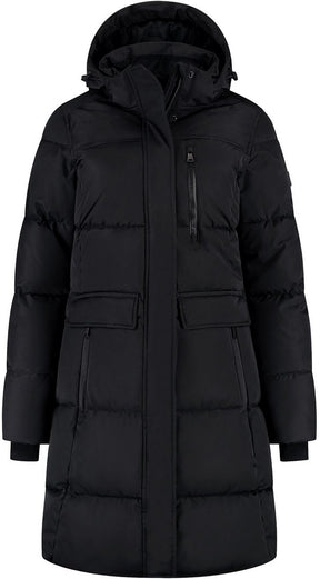Kjelvik poppy dames outdoorjas - zwart 48