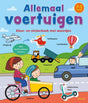 Deltas Mal- und Aufkleberbuch mit Worten, alle Fahrzeuge (3-5)