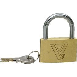 Vorhängeschloss Viso Cad401SB 70 g, 3 Schlüssel, Messing, 23 x 40 mm