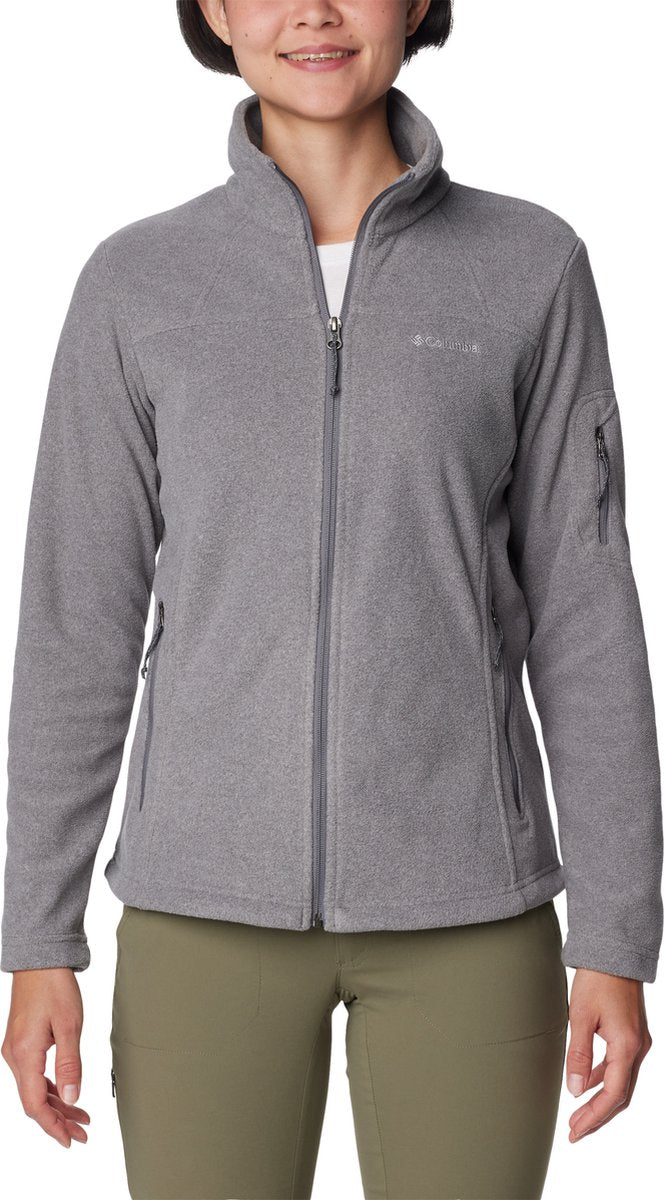 Columbia Fast Trek™ II Jacke Fleeceweste – Fleeceweste für Damen – Outdoorweste – Grau – Größe XL