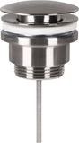 Differnz Design-Ablaufstopfen matt verchromt