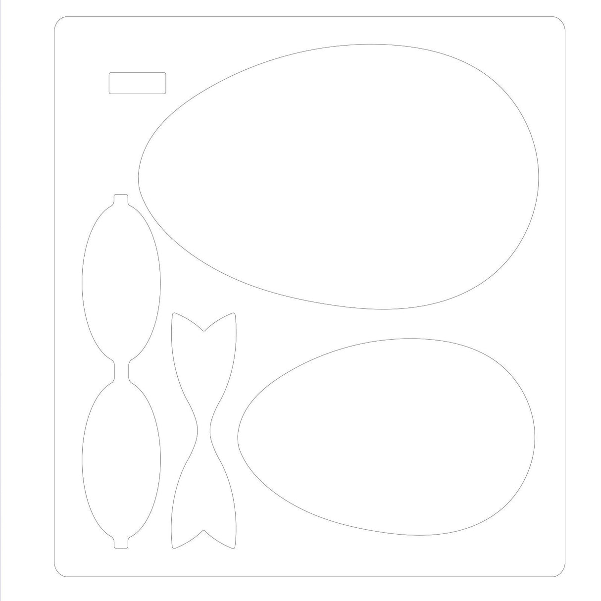 Sizzix • bigz die easter egg