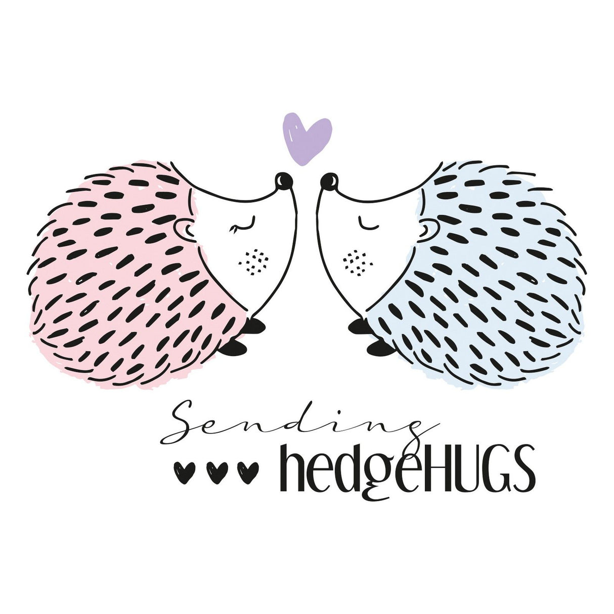 Sizzix • layered clear stamps set hedgehugs 11pieces