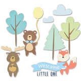 Sizzix • thinlits die set woodland baby set