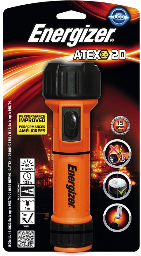 Energizer ATEX-Taschenlampe – 2d – 150 lm – 175 m