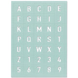 Sizzix • thinlits die tile alphanumeric