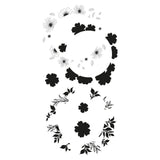 Sizzix • layered clear stamps botanic wreath 6pcs