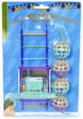 Happy Pet Bird Toy MP Ball Leiter Barsch