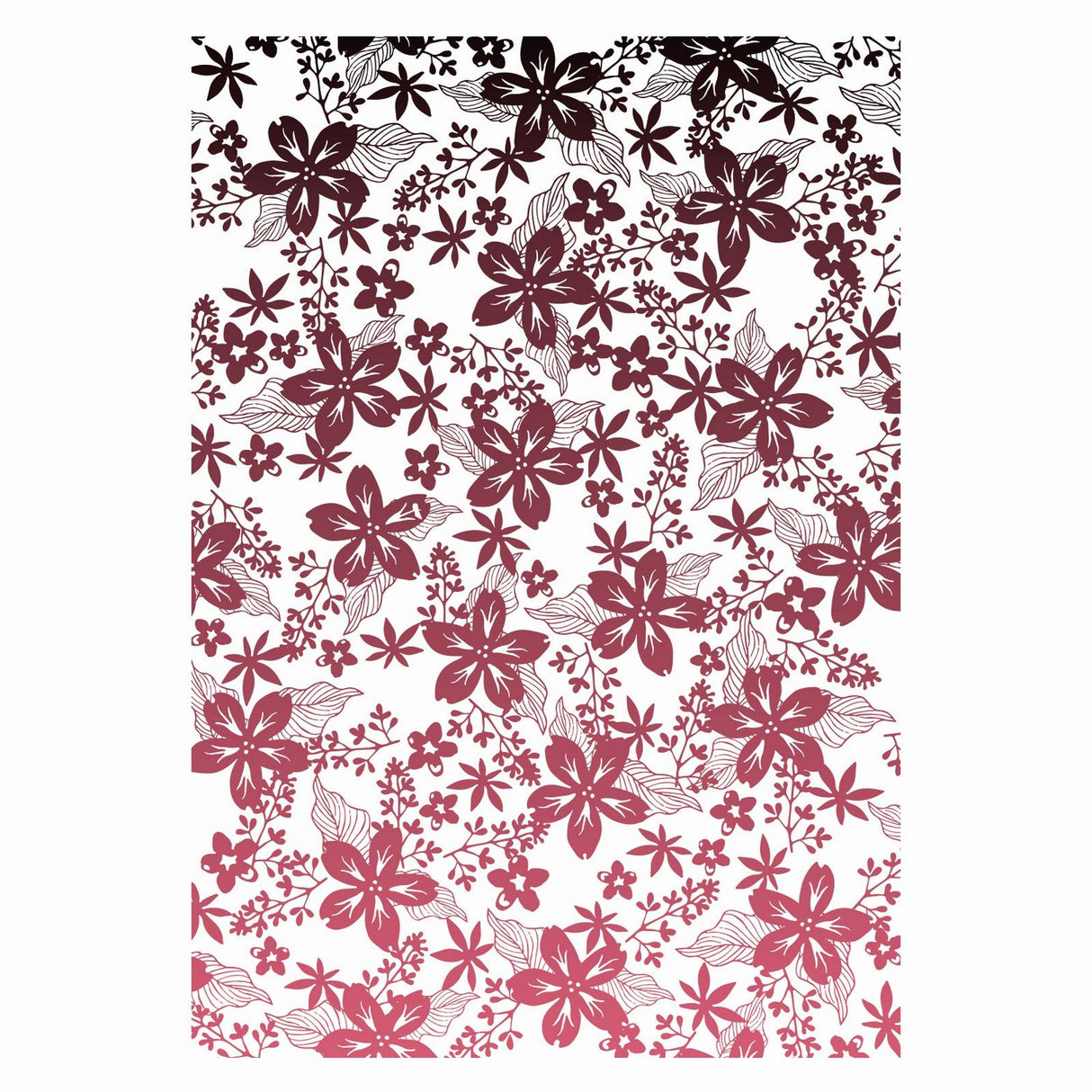 Sizzix • cosmopolitan clear stamp set petals
