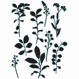 Sizzix • clear stamps set fine stems 01 9pcs