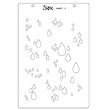 Sizzix • clear stamp a5 set drip, drip, drop by stacey park