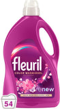 Fleuril Color Blossom – Flüssigwaschmittel – Buntwäsche – intensives Dufterlebnis – 54 Waschgänge – Großverpackung
