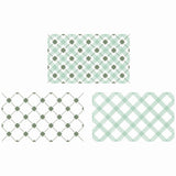 Sizzix • clear stamp set tartan by 49 and market 2pcs