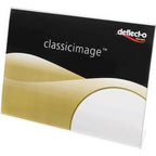 Schilderhalter deflecto 47301 glasklar 1 Stück