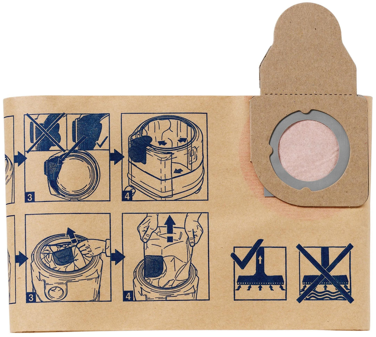 Nilfisk Blue Line Staubsaugerbeutel Filterbeutel Pack.a 5 Stk. F. aero400