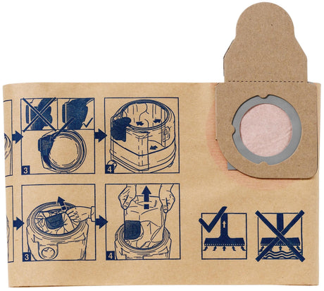 Nilfisk Blue Line Staubsaugerbeutel Filterbeutel Pack.a 5 Stk. F. aero400