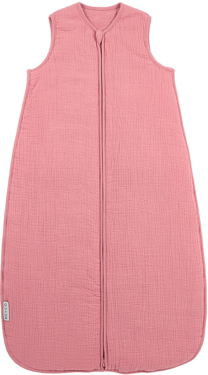 Meyco Baby Uni Babyschlafsack gefüttert – vorgewaschen hydrophil – rosa – 70 cm – 2,0 Tog