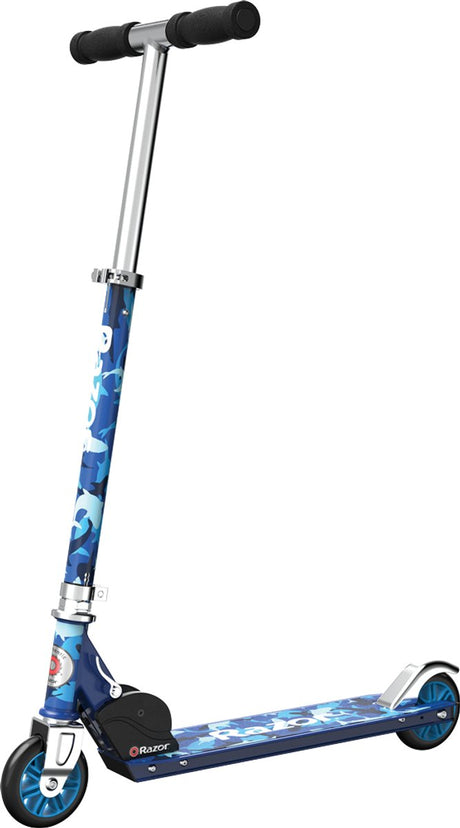 Razor eine Sonderedition – Roller – blaue Tarnung – faltbar – kleine Räder 98 mm – für Kinder – bis 65 kg – ab 5 Jahren