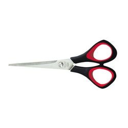 Schere wedo 16cm schwarz rot