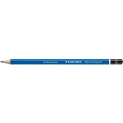 Holzstift 3b blau, schwarz Staedtler Mars Lumograph 100