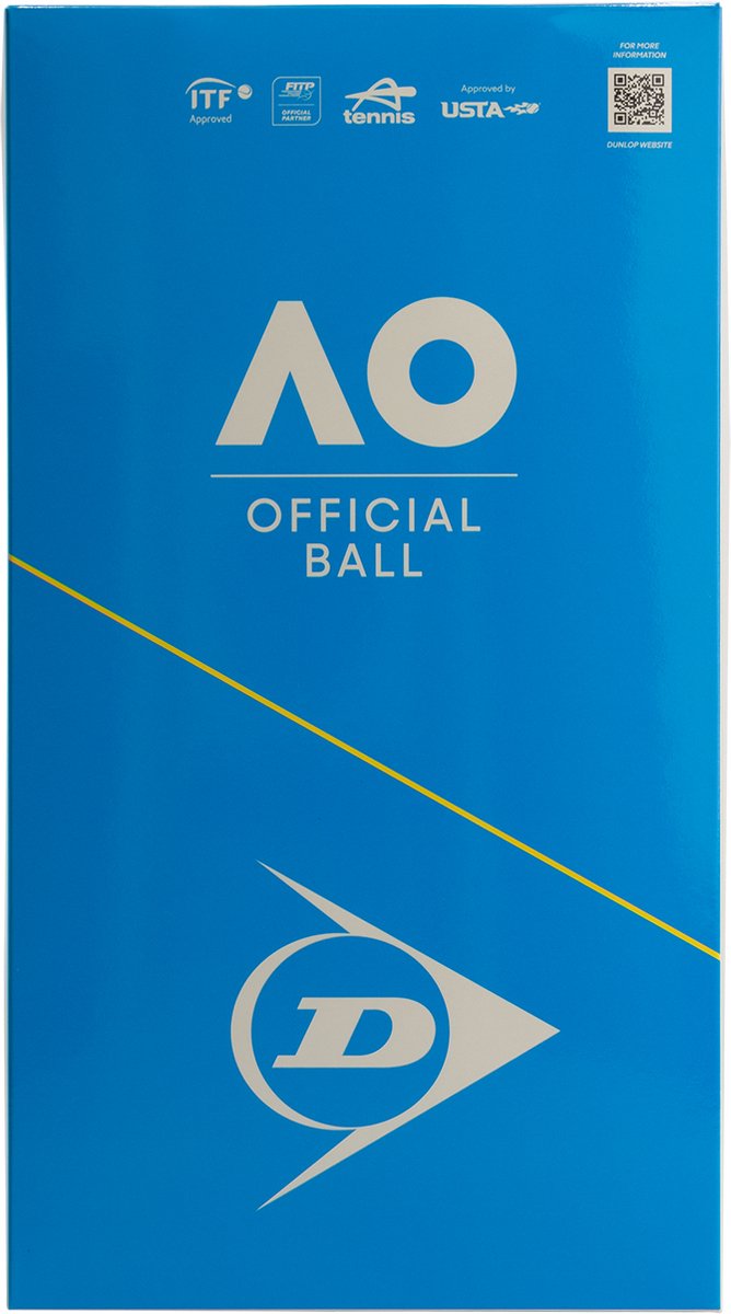 Dunlop – Australian Open – Tennisbälle – 2x4 Kappe