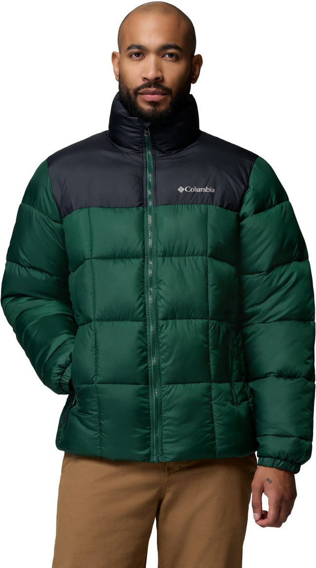Columbia puffect™ iv jacket heren outdoorjas - rain forest, black xl