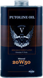 Putoline genuine v-twin mineral 20w50 olie 4t 1 liter blik