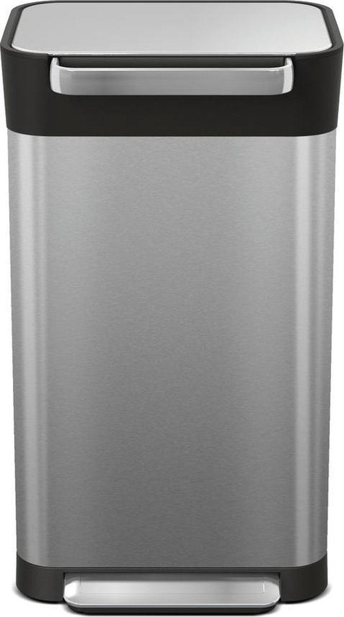 Joseph Joseph Intelligenter Abfalleimer Titan Slim – Edelstahl – 30 l – Silber