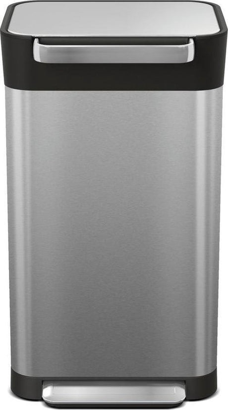 Joseph joseph intelligent waste prullenbak titan slim - rvs - 30 l - zilver